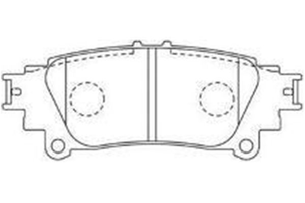 KAVO PARTS Комплект тормозных колодок, дисковый тормоз BP-9142